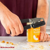 Abridor de Latas e Garrafas Inox Preto KitchenAid
