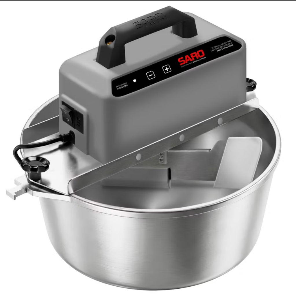 Misturador Gastronômico Saro Inox 30 Velocidades