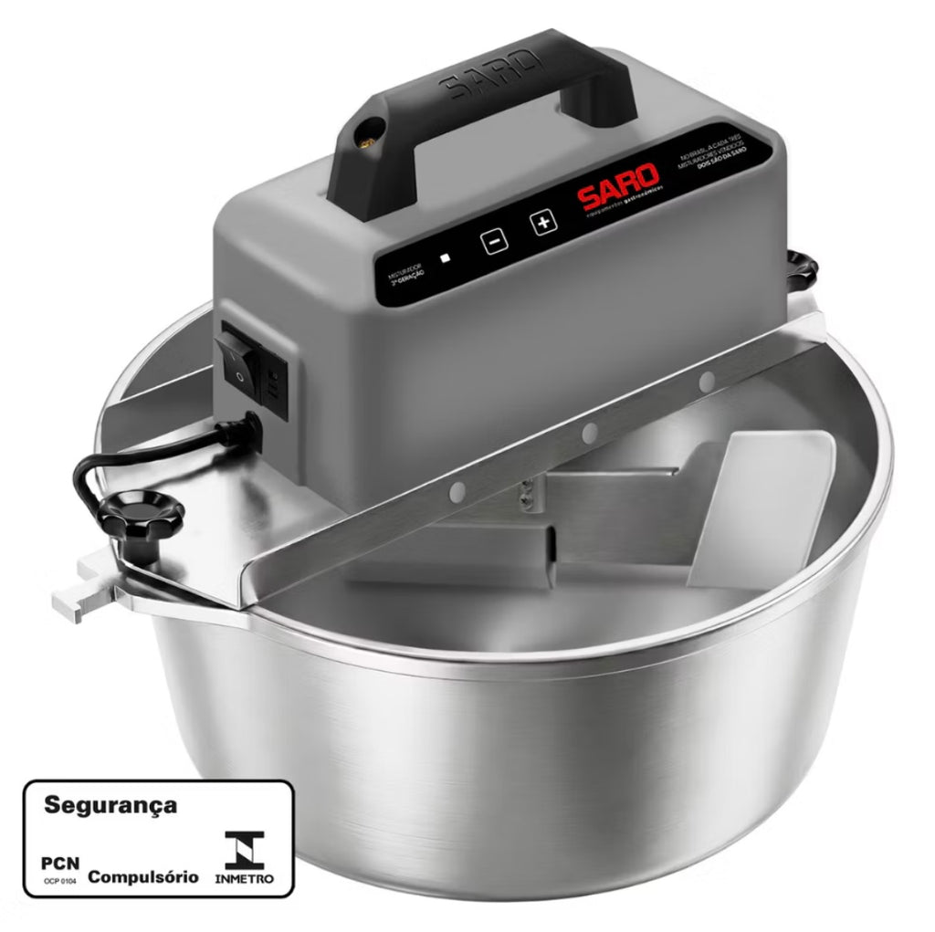 Misturador Gastronômico Saro Inox 30 Velocidades