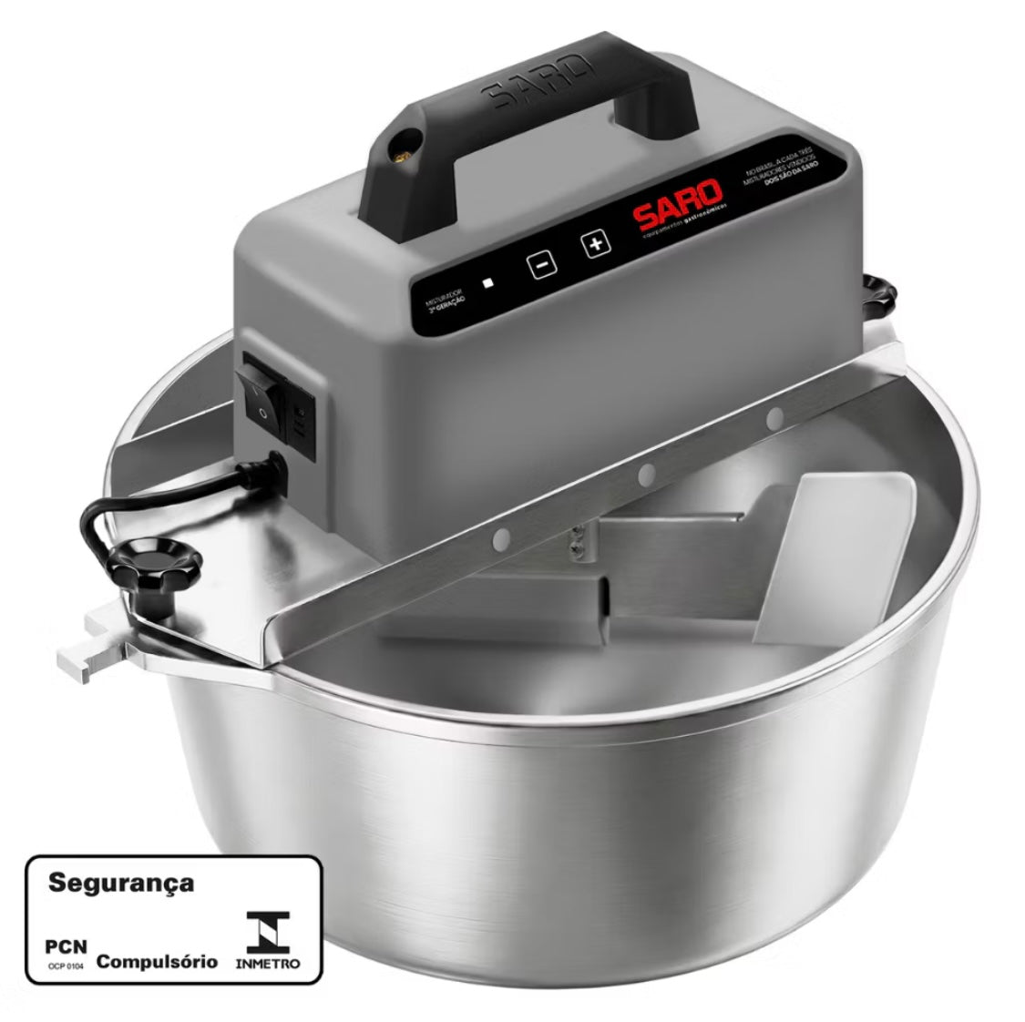 Misturador Gastronômico Saro Inox 30 Velocidades