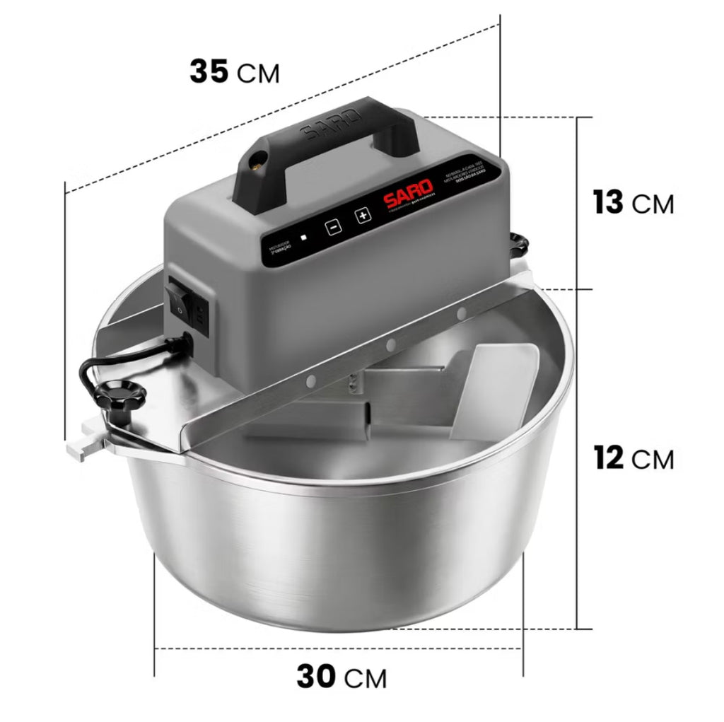 Misturador Gastronômico Saro Inox 30 Velocidades