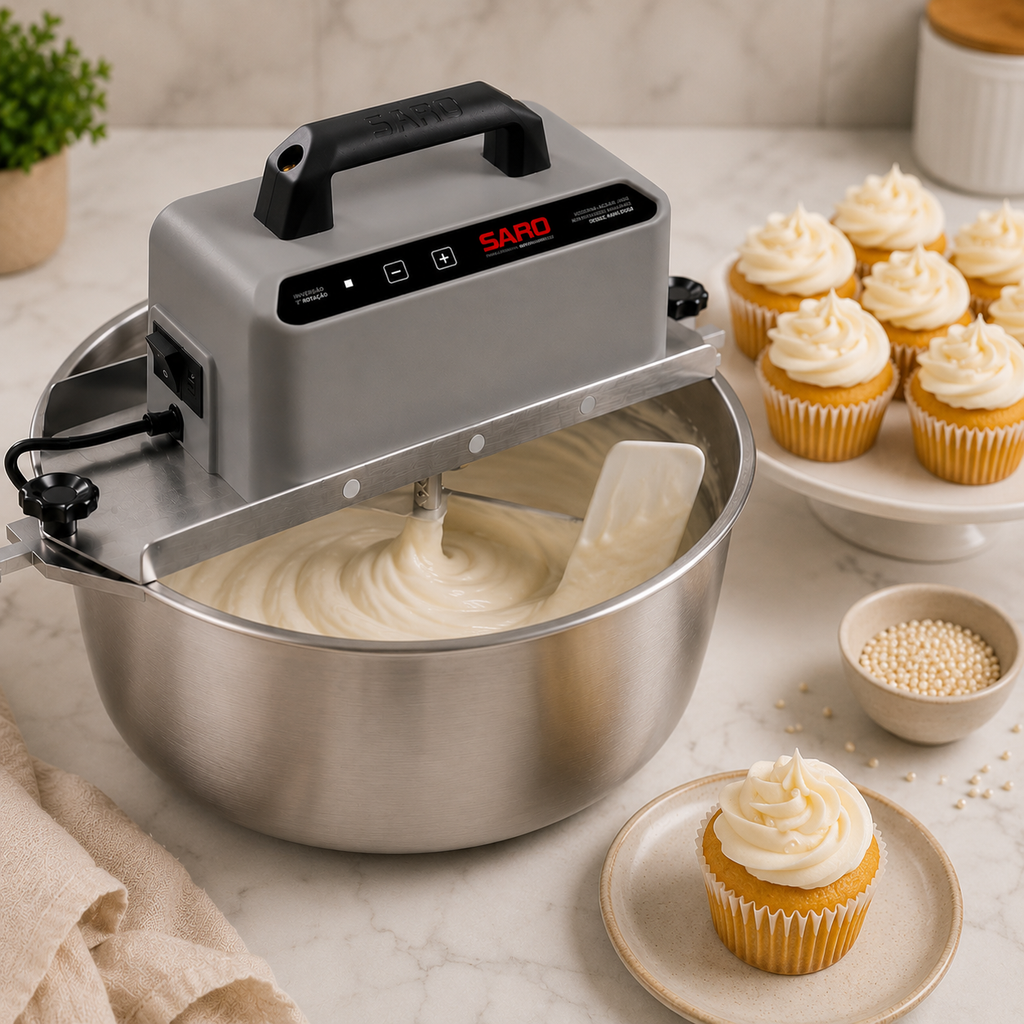 Misturador Gastronômico Saro Inox 30 Velocidades