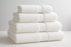 Conjunto 5 Toalhas Banho Premium Algodão Branco - 500g/m²