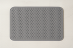 Tapete Banheiro Antiderrapante Cinza - 60x40cm Segurança