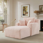 Sofá reclinável moderno com chaise longue