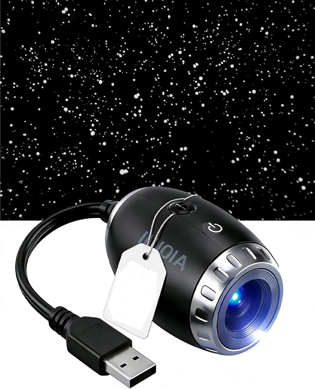Projetor Galáxia DreamSky™ | Luz Noturna LED com Efeito Estrelado e Ambiente Relaxante